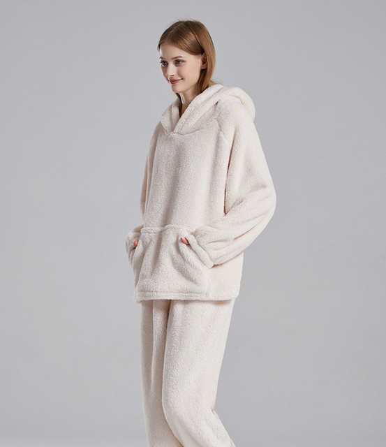 Ультрамягкая флисовая домашняя пижама из 2 предметов