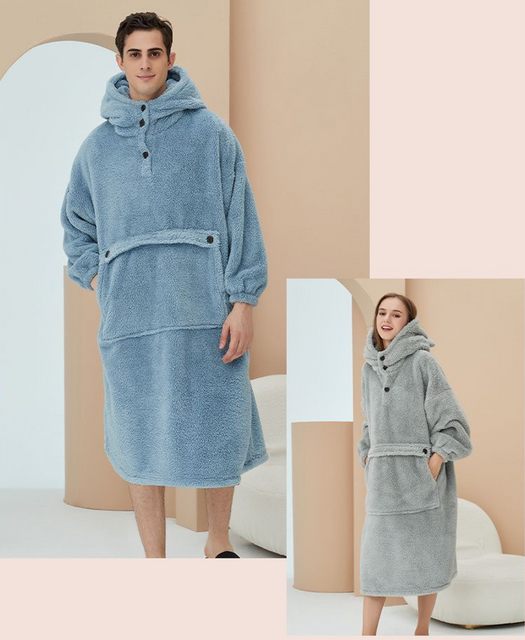 Негабаритная одежда для отдыха с флисовым капюшоном Ультрамягкая толстовка для мужчин и женщин