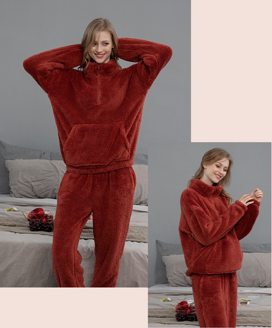 Унисекс, двухсекционная ультрамягкая флисовая домашняя одежда