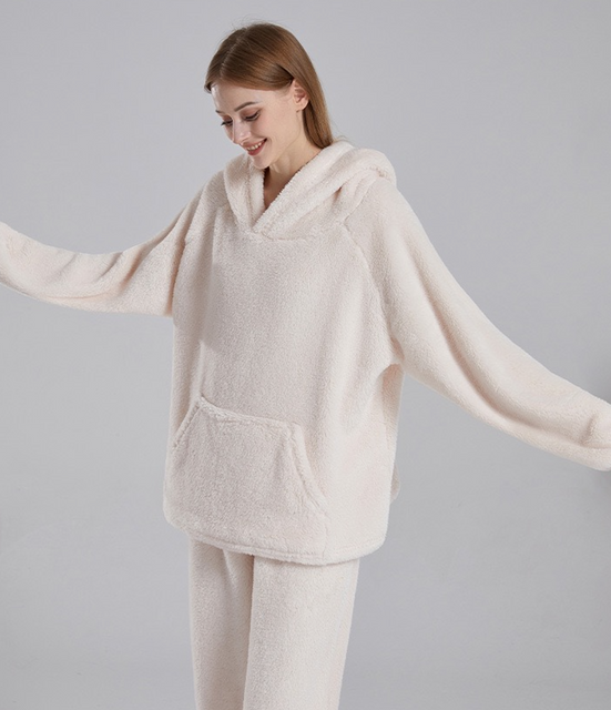 Ультрамягкая флисовая домашняя пижама из 2 предметов