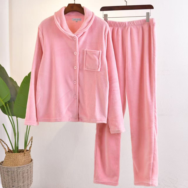 OEKO-TEX теплые плюшевые пижамные комплекты, одежда для сна